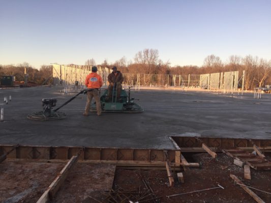 finishing concrete